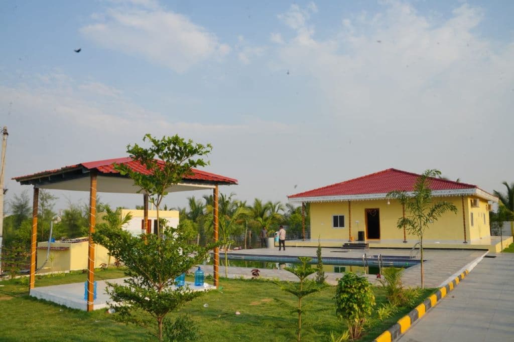 MK Greenwoods Resort, private farmhouse in Shamshabad, Hyderabad