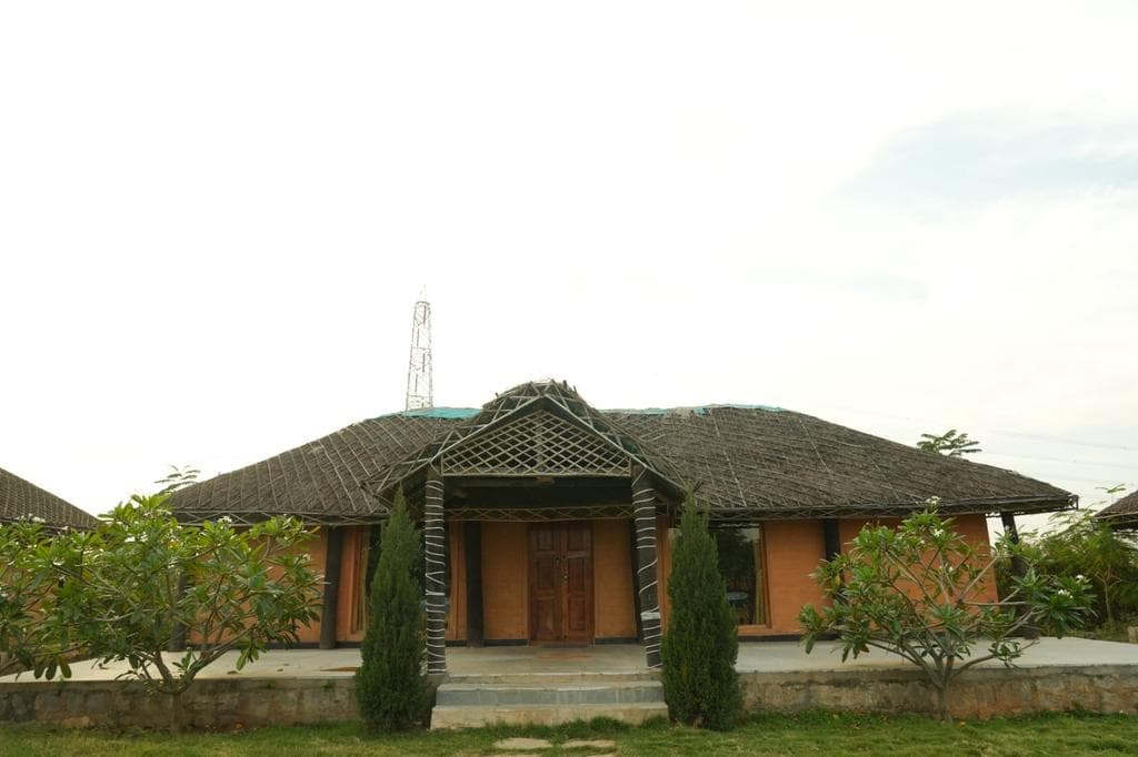 Wood Aura Farmhouse, private farmhouse in Chevella, Hyderabad