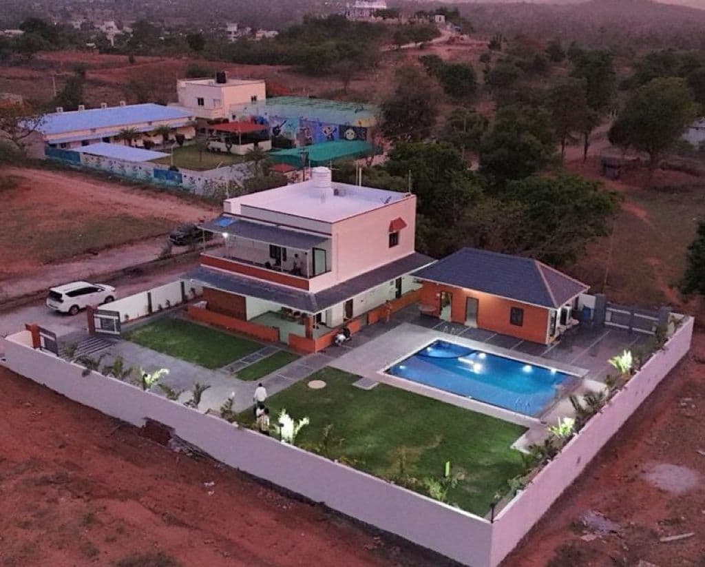 Serenva Villa, private farmhouse in Pedda Amberpet, Hyderabad