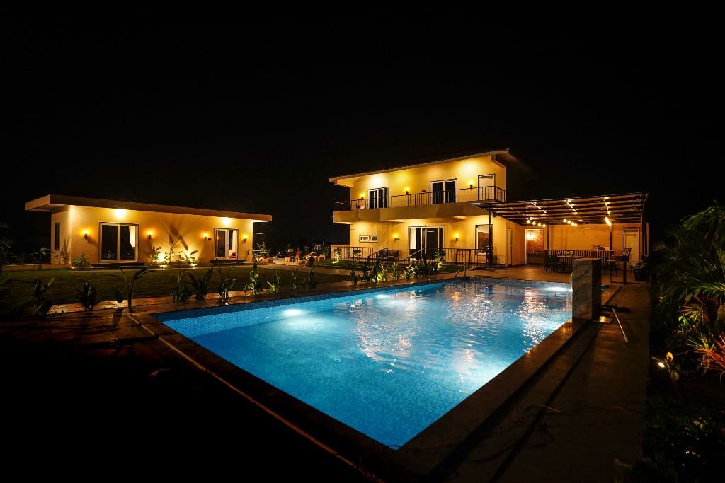 Aureva Farmstay, private farmhouse in Shamirpet, Hyderabad