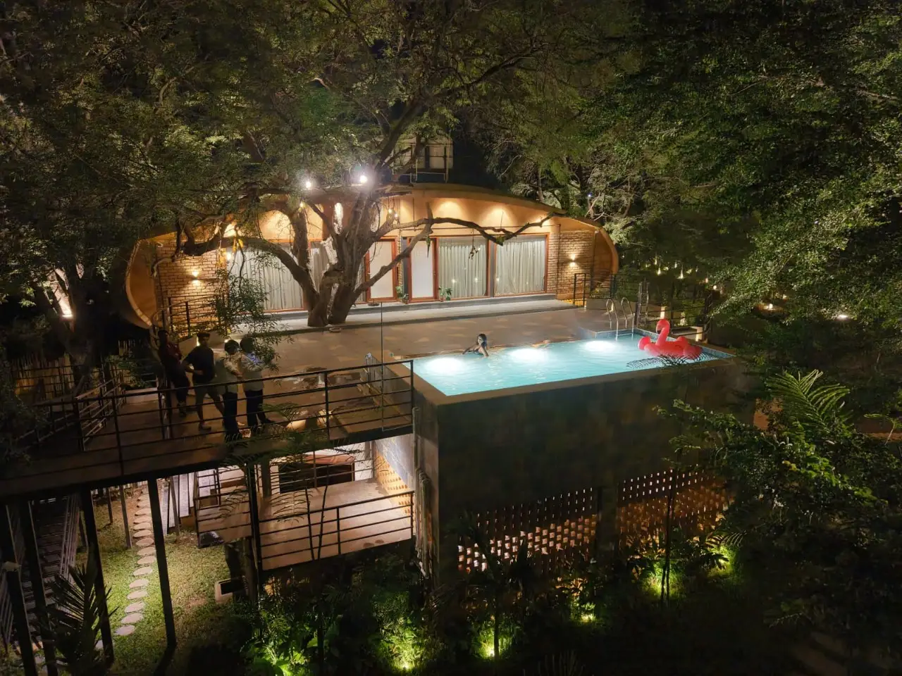Tamarind Grove, private farmhouse in Moinabad, Hyderabad