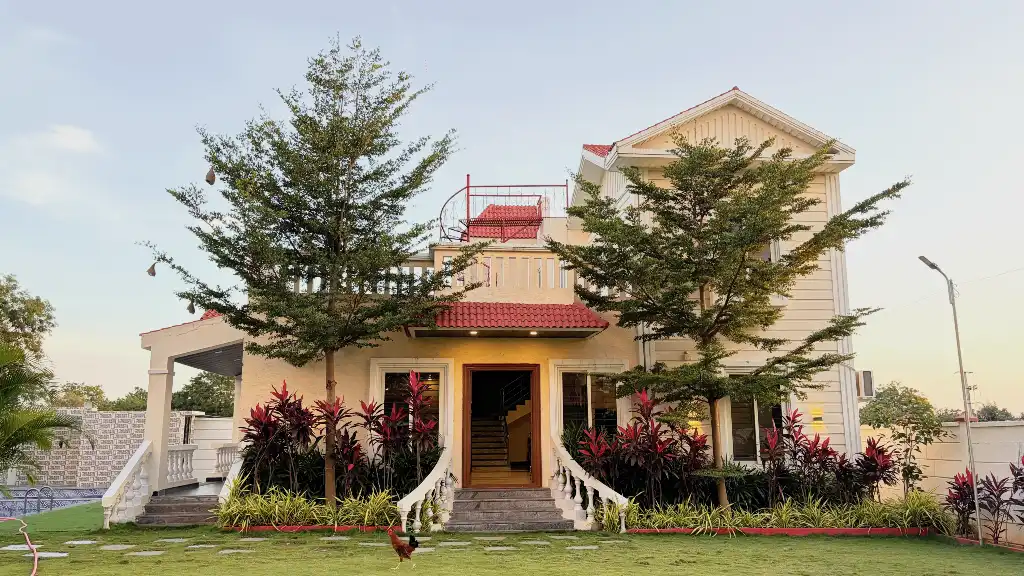 Cozzy Farm Stay, private farmhouse in Moinabad, Hyderabad