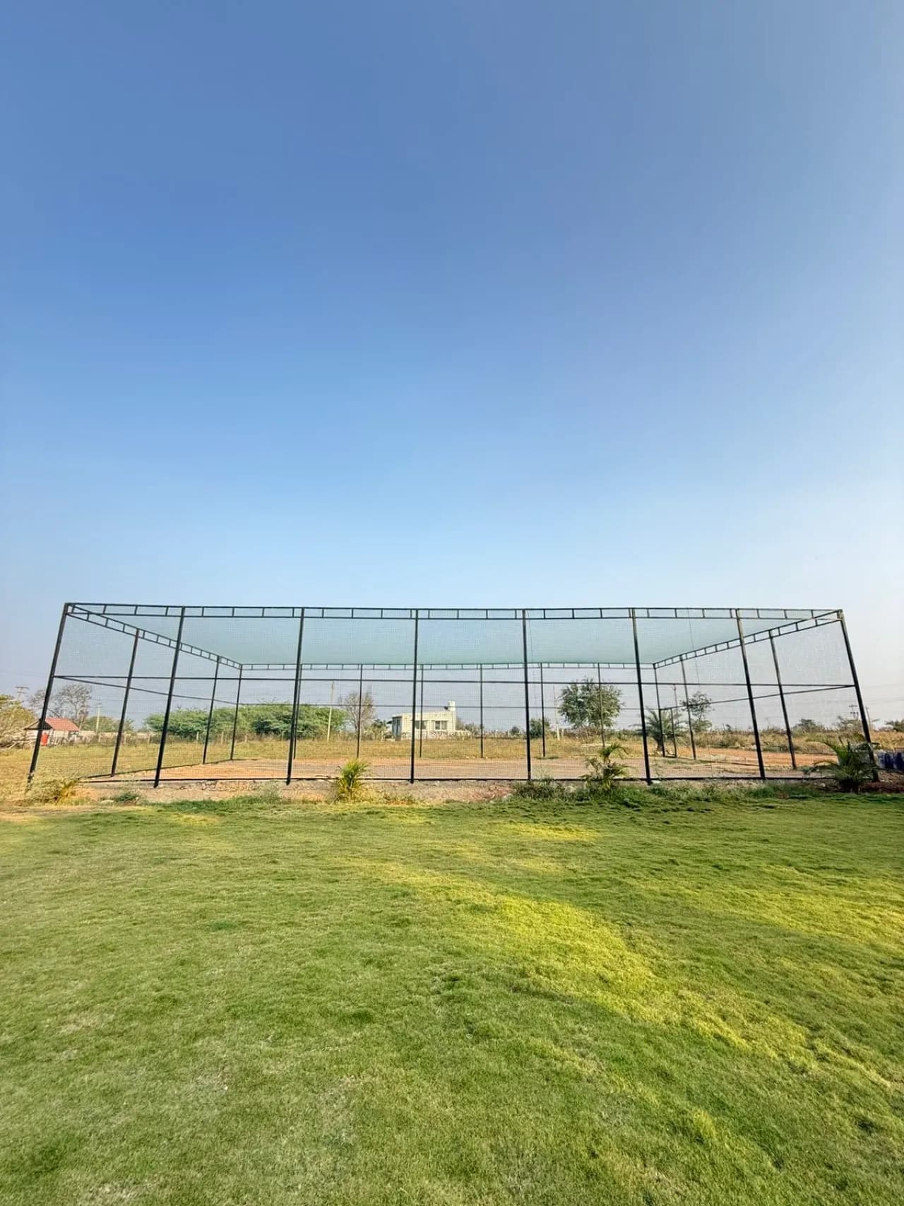 Box cricket area at RG farmhouse, Moinabad