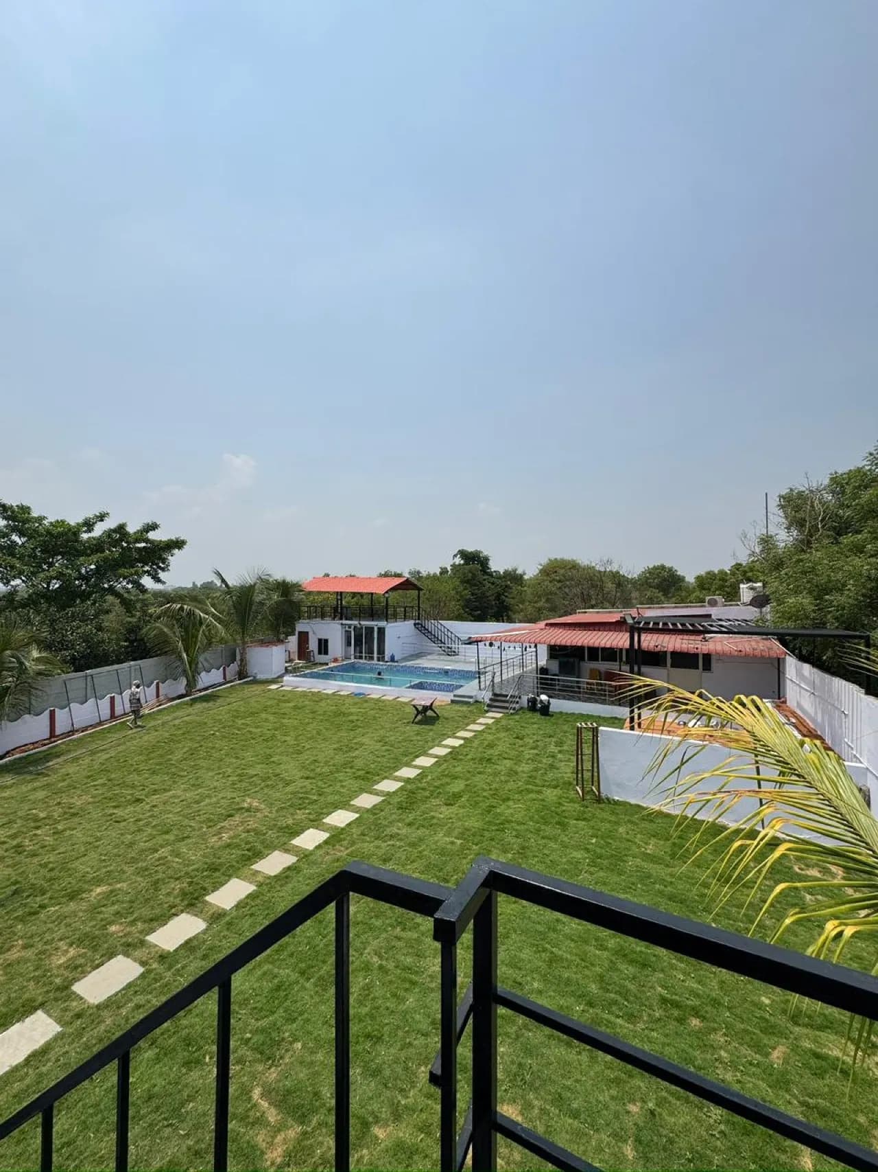 Lawn at RJB Farm House, Shamshabad